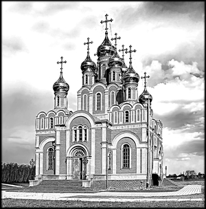 Церковь - картинки для гравировки
