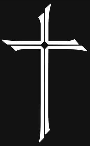 крест-католик - картинки для гравировки